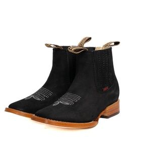 Roper Kids Black and‎ Brown Boots
